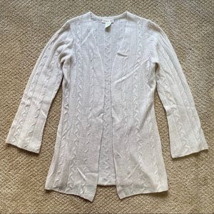 Minnie Rose Beige Cashmere Cardigan​​